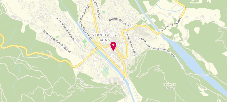 Plan de France services la Poste de Vernet-les-Bains, 9 Boulevard du Cady, 66820 Vernet-les-Bains