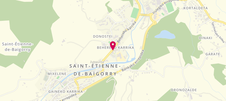 Plan de France services la Poste de Saint-Étienne-de-Baïgorry, Le Bourg, 64430 Saint-Étienne-de-Baïgorry