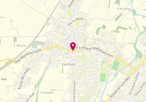Plan de France services de Juillan, Rue du Marechal Foch, 65290 Juillan