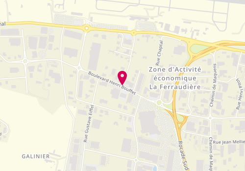 Plan de Point relais CAF de Carcassonne - Udaf, Udaf<br />
3 Rue Jacques de Vaucanson, 11000 Carcassonne