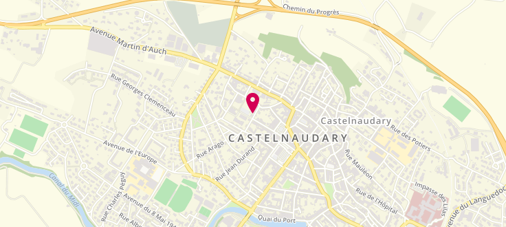 Plan de Permanence CAF de Castelnaudary, Espace Tufféry<br />
7, Boulevard Lapasset, 11400 Castelnaudary