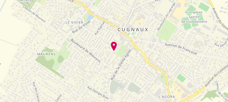 Plan de Permanence CAF de Cugnaux, CCAS, 8 Bis rue du Pré Vicinal, 31270 Cugnaux