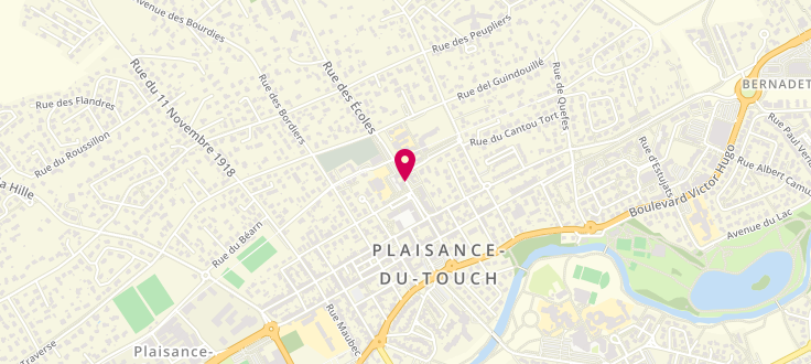 Plan de France services Plaisance du Touch, 14 Rue des Écoles, 31830 Plaisance-du-Touch