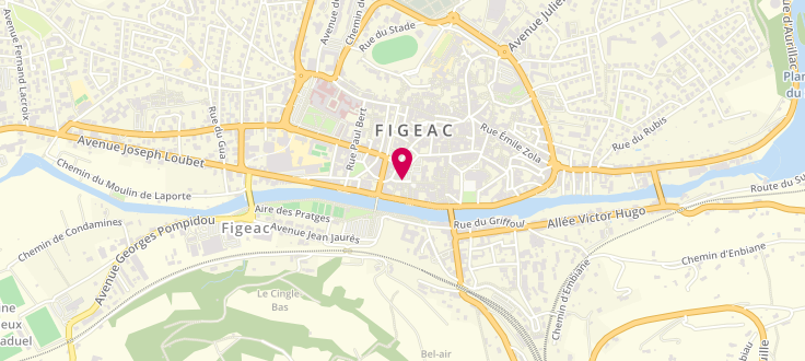 Plan de Permanence CAF de Figeac, Centre social et de prévention<br />
8 place Vival, 46100 Figeac