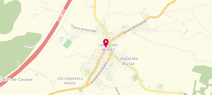 Plan de France Services CC du Causse de Labastide-Murat, 8 Grande Rue du Causse, 46240 Cœur-de-Causse