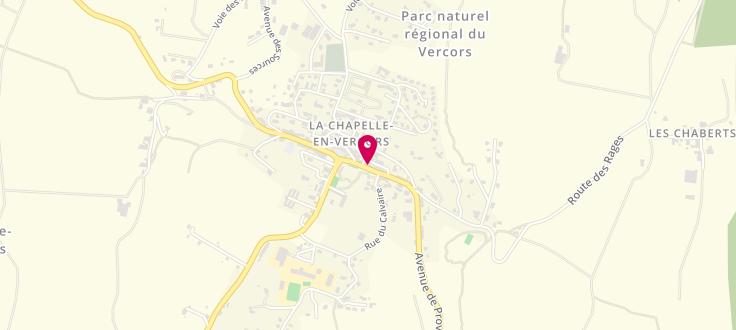 Plan de France services la Poste de la Chapelle-en-Vercors, Square Champ de Mars, 26420 La Chapelle-en-Vercors
