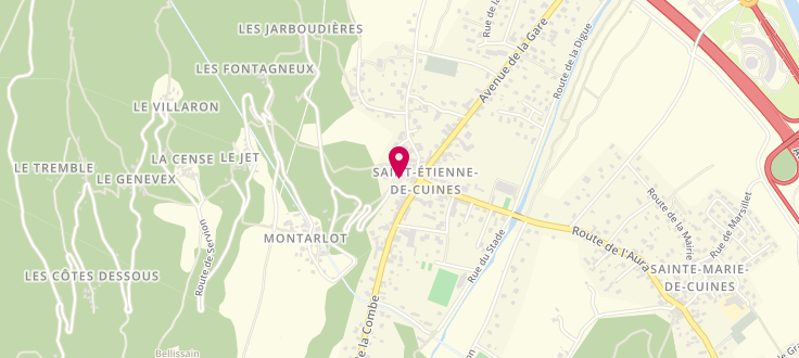 Plan de France Services Saint Etienne de Cuines, 98 Route de la Combe, 73130 Saint-Etienne-de-Cuines