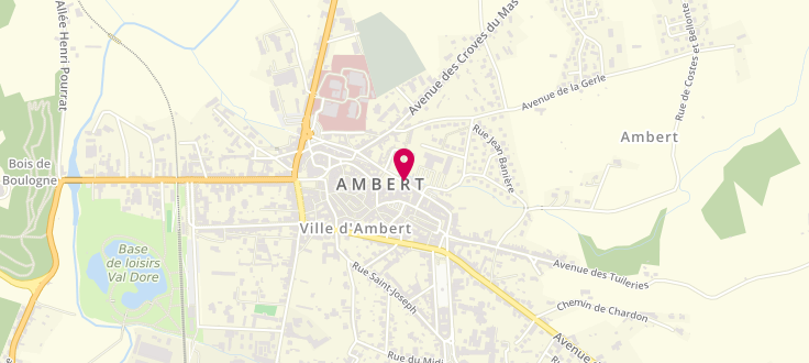 Plan de Permanence Caf d'Ambert, 21 Boulevard de l'Europe, 63600 Ambert