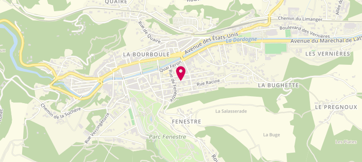 Plan de Permanence Caf de La Bourboule, Mairie place de la république, 63150 La Bourboule