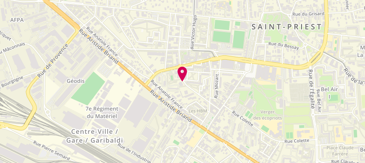 Plan de Permanence CAF de Saint-Priest - Centre social l'Olivier, 30 rue Maréchal Leclerc, 69800 Saint-Priest