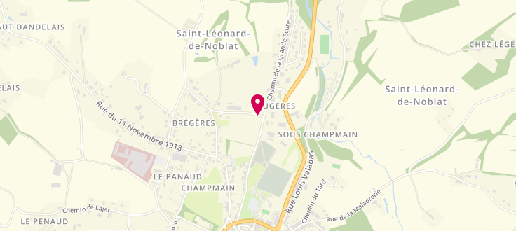 Plan de Permanence CAF de Saint Léonard de Noblat, Centre médico-social 11 rue de Beaufort, 87400 Saint-Léonard-de-Noblat