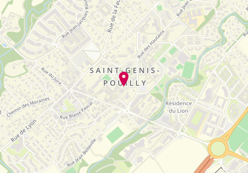 Plan de Permanence CAF de Saint Genis Pouilly, 94 Avenue de la République, 01630 Saint-Genis-Pouilly