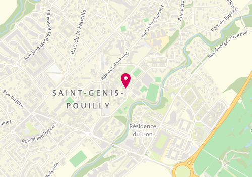 Plan de France services la Poste de Saint-Genis-Pouilly, Rue de la Prairie, 01630 Saint-Genis-Pouilly