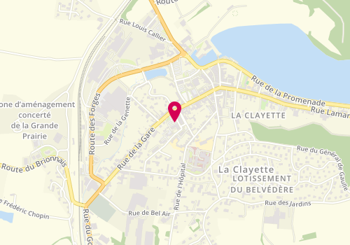Plan de France services Pimms Médiation La Clayette, 5 place de la mairie, 71800 La Clayette