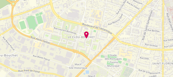 Plan de Point d'accueil CAF de Niort - Laverie Couleurs Café, 23 Bis Rue Laurent Bonnevay, 79000 Niort