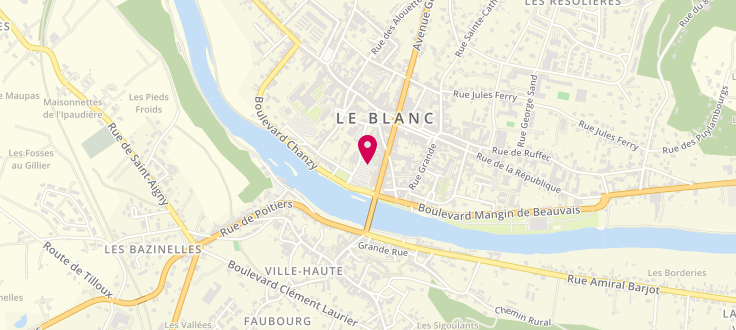 Plan de France services du Blanc, 1 Place du Général de Gaulle, 36300 Le Blanc
