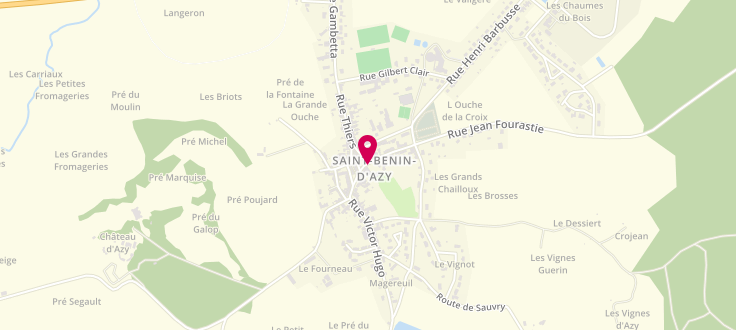Plan de France services de Saint-Benin d'Azy, Place de la République, 58270 Saint-Benin-d'Azy