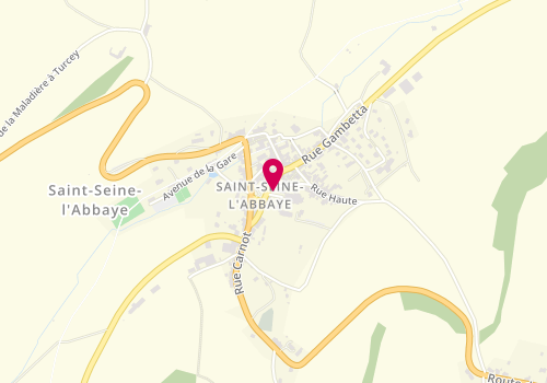 Plan de France services de Saint-Seine l’Abbaye, 1, Place de L’église, 21440 Saint-Seine-l'Abbaye