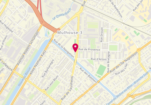 Plan de France services Mulhouse - Drouot, 67 Rue de Sausheim, 68100 Mulhouse