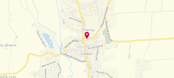 Plan de France Services Charny Orée de Puisaye, 3 Route de Prunoy, 89120 Charny-Orée-de-Puisaye