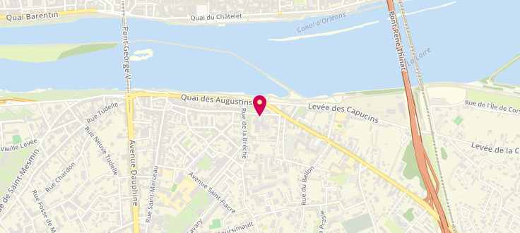 Plan de Caisse d'Allocations Familiales d'Orléans, 2 place Saint Charles, 45946 Orléans