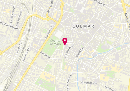 Plan de Caisse d'Allocations Familiales de Colmar, 19 Boulevard du Champ de Mars, 68000 Colmar
