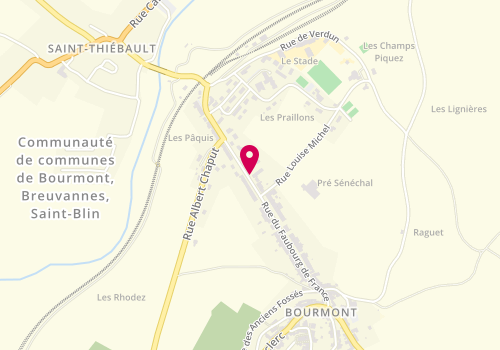 Plan de France services la Poste de Bourmont, 49 Bis Rue du Faubourg de France, 52150 Bourmont