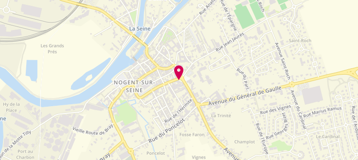 Plan de Permanence Caf de Nogent-sur-Seine, Place Aristide Briand, 10400 Nogent-sur-Seine