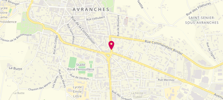 Plan de Permanence CAF d'Avranches, 63 Boulevard Amiral Gauchet, 50306 Avranches