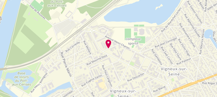 Plan de Point d'Accueil CAF de Vigneux-sur-Seine - Association Assicb, 2 Ter Rue Montaigne, 91270 Vigneux-sur-Seine