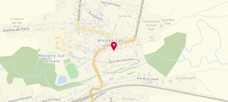 Plan de Relais emploi de Revigny-sur-ornain, 2 place Pierre Gaxotte, 55800 Revigny-sur-Ornain