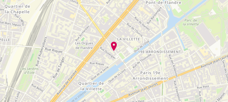 Plan de Point numérique CAF de Paris 19ème - Espace 19, 167 rue de Crimée, 75019 Paris