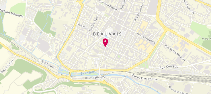 Plan de France services de Beauvais - Malherbe, Rue Malherbe, 60000 Beauvais
