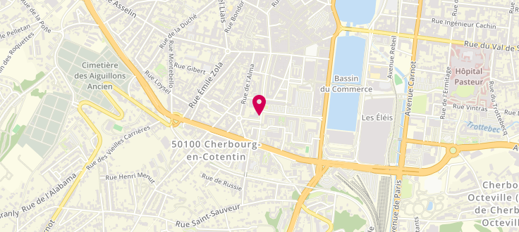 Plan de Permanence CAF de Cherbourg-en-Cotentin, 54 boulevard Schuman, 50102 Cherbourg-en-Cotentin