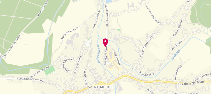 Plan de Point numérique CAF de Saint-Michel, 36 boulevard Savart, 02830 Saint-Michel