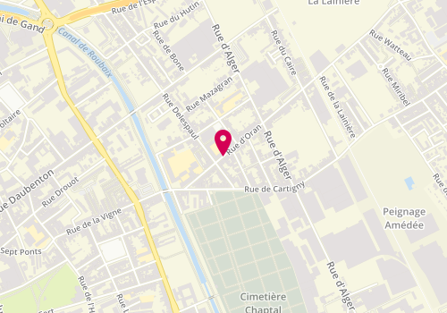 Plan de Point numérique CAF de Roubaix, Centre Social Echo / 60-62 Rue d'Oran, 59100 Roubaix