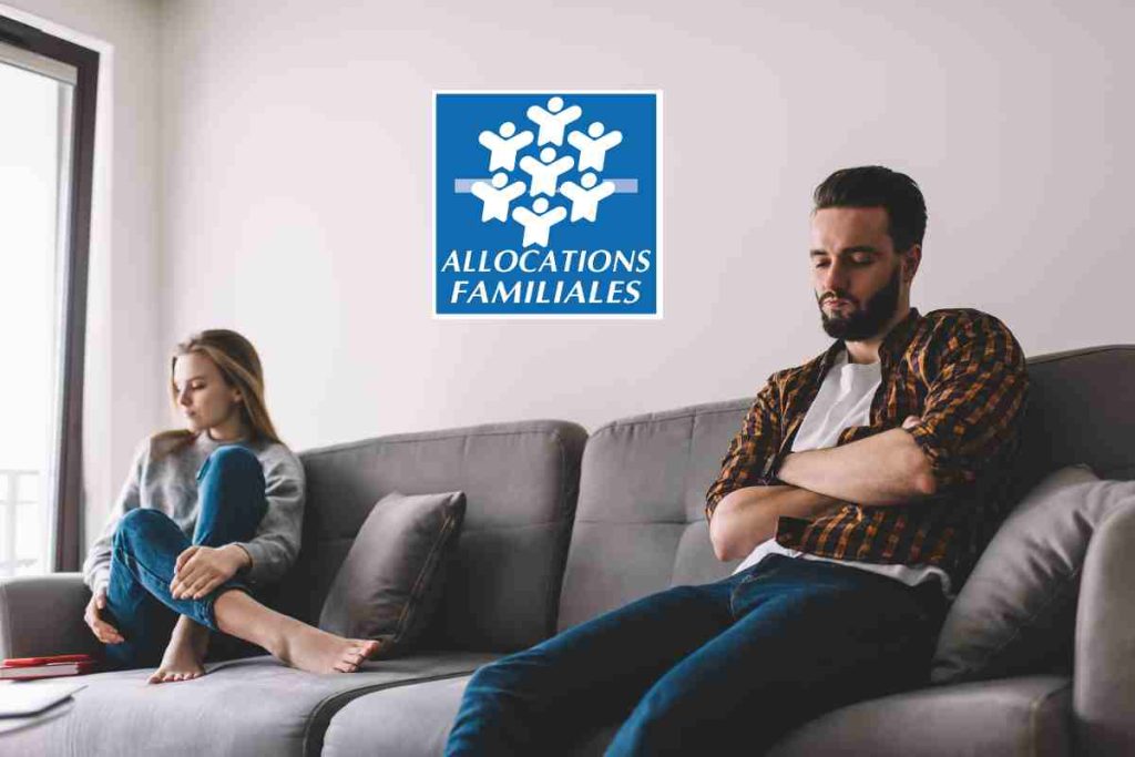 caf séparation mais cohabitation