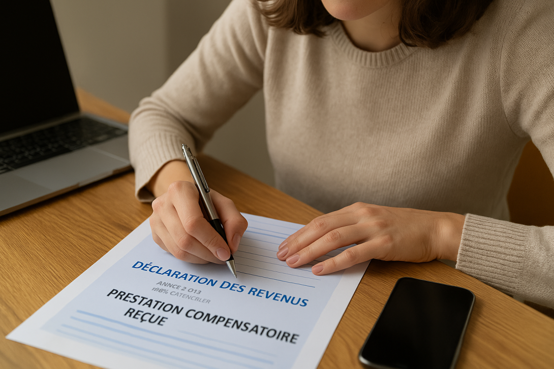 Comment déclarer une prestation compensatoire reçue aux impôts