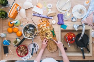 Moucherons dans la cuisine