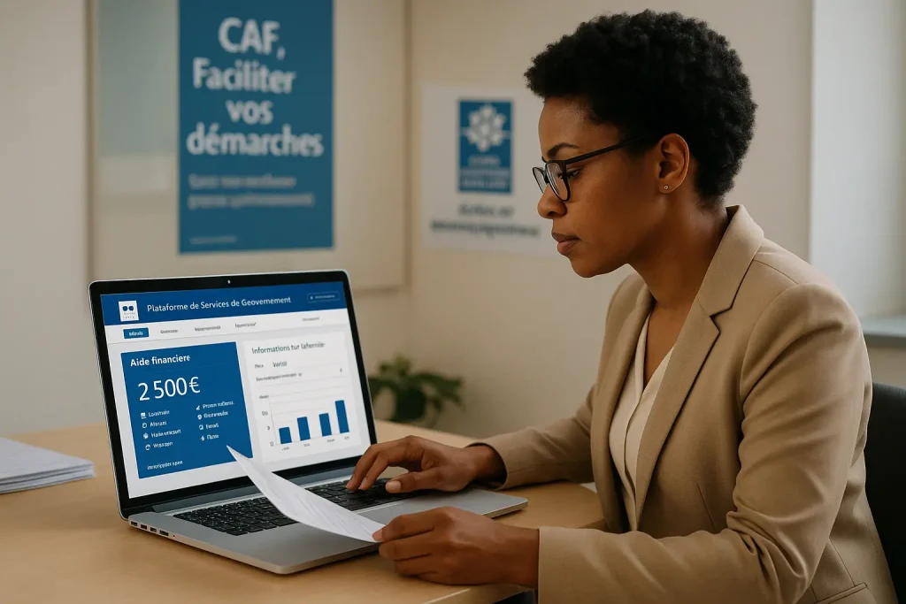 Comment cr&eacute;er un nouveau compte Partenaires CAF