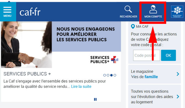 Comment se connecter &agrave; son compte CAF Partenaires