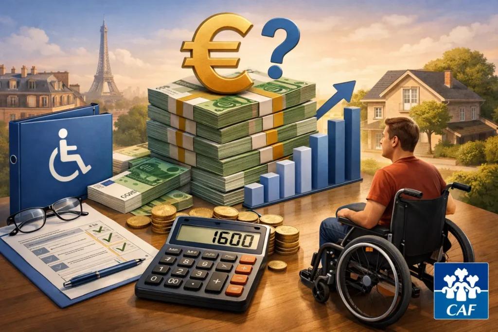 Est ce que l’AAH seule peut atteindre 1600 euros
