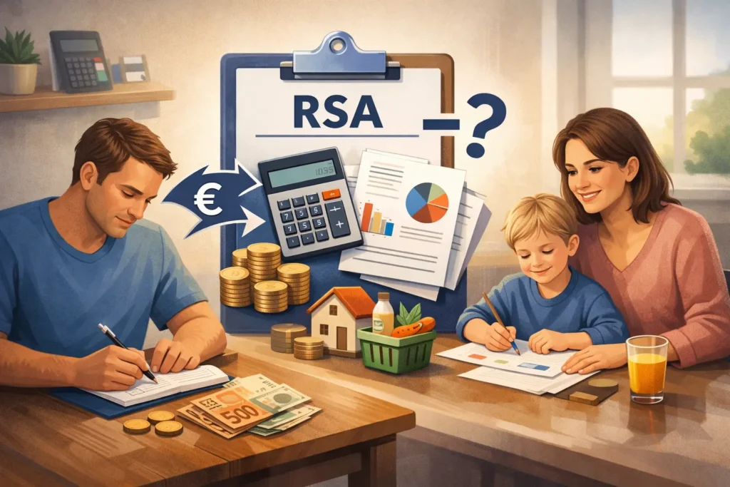 La pension alimentaire versée est elle déduite dans le calcul du RSA