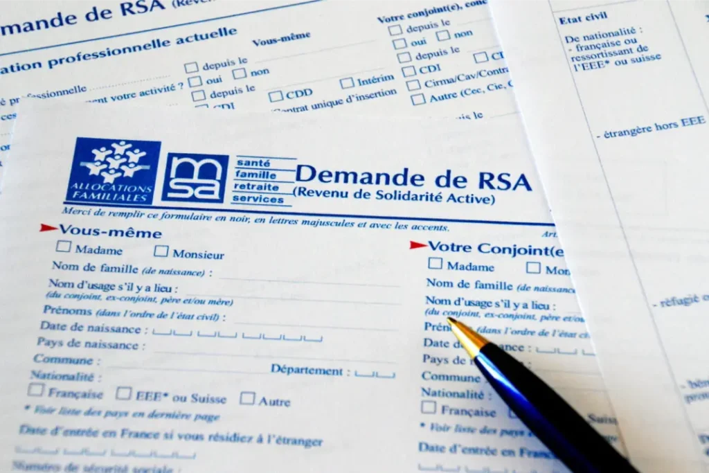 Quels documents sont nécessaires pour faire une demande de RSA
