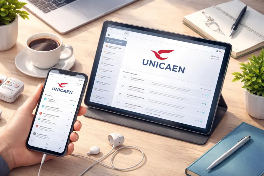 Le webmail Unicaen est il accessible sur mobile ou tablette