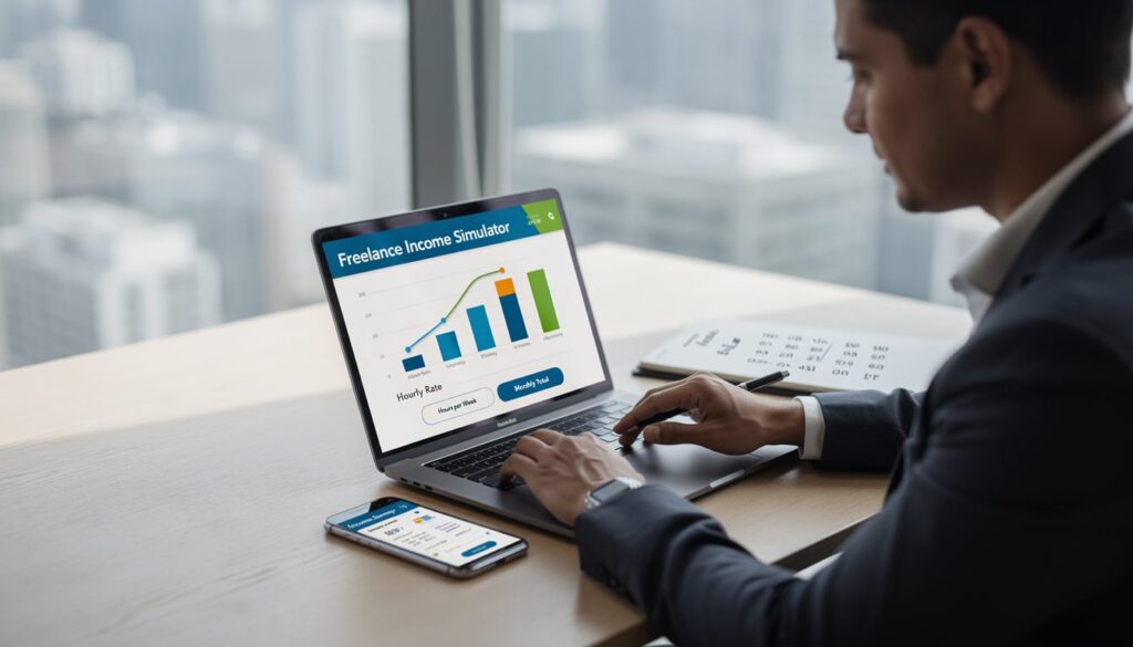 Comment utiliser le simulateur de revenu indépendant sur creation entreprise france1